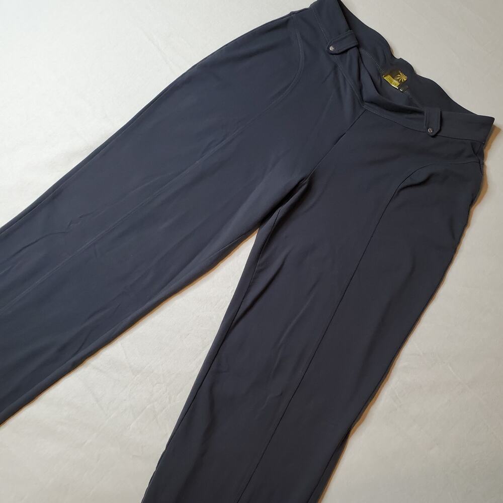 Athleta Women's Size M Straight Leg Legging Ankle Snaps Gray 45022